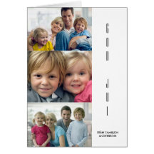 Modernes julhälsningskort