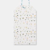 Modernes Jungle Party Baby Dusche Gastgeschenke Ge Geschenkanhänger (Rückseite)