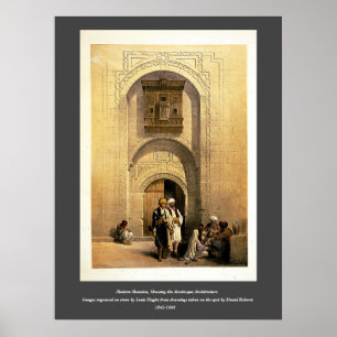 Modernes Kairoer Herrenhaus, Arabesque, Roberts/Ha Poster