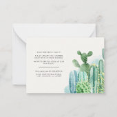 Modernes Kakteen - Wir haben die Ankündigung einer (Rückseite)