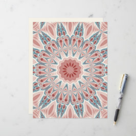 Modernes Kaleidoskop Mandala Fraktal Kunst