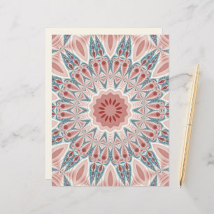 Modernes Kaleidoskop Mandala Fraktal Kunst