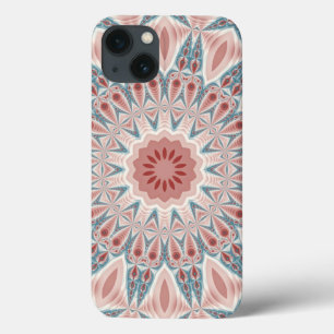 Modernes Kaleidoskop Mandala Fraktal Kunst Case-Mate iPhone Hülle
