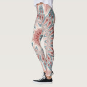 Modernes Kaleidoskop Mandala Fraktal Kunst Leggings (Links)