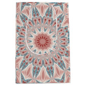 Modernes Kaleidoskop Mandala Fraktal Kunst Mittlere Geschenktüte (Vorderseite)