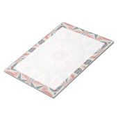 Modernes Kaleidoskop Mandala Fraktal Kunst Notizblock (angewinkelt)