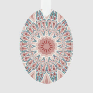 Modernes Kaleidoskop Mandala Fraktal Kunst Ornament