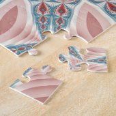 Modernes Kaleidoskop Mandala Fraktal Kunst Puzzle (Seite)