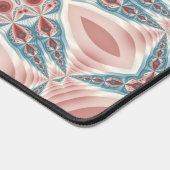 Modernes Kaleidoskop Mandala Fraktal Kunst Schreibtischunterlage (Ecke)