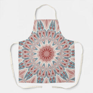 Modernes Kaleidoskop Mandala Fraktal Kunst Schürze
