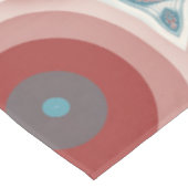 Modernes Kaleidoskop Mandala Fraktal Kunst Tischdecke (Schrägansicht)