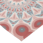 Modernes Kaleidoskop Mandala Fraktal Kunst Tischdecke (Schrägansicht)