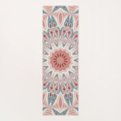 Modernes Kaleidoskop Mandala Fraktal Kunst Yogamatte (Rückseite)