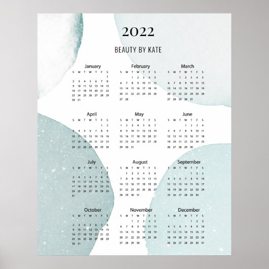 Modernes, Kalender 2022-Poster Poster (Vorne)