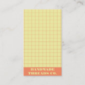 Modernes Kalkgrün gekreuztes Muster QR-Code Visitenkarte (Vorderseite)