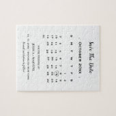 Modernes Kalligrafie-Kalender, nicht fotografisch Puzzle (Horizontal)