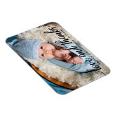 Modernes Kalligrafie-Skript Neue Baby-Liebe und Da Magnet (Rechte Seite)