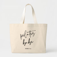Modernes Kalligrafie-Workout-Gym Pilates Babe