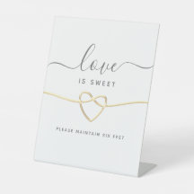 Modernes kalligrafisches Hochzeitshilfszeichen