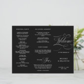 Modernes kalligrafisches Programm für zeitlose Sch (Stehend Vorderseite)