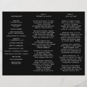 Modernes kalligrafisches Programm für zeitlose Sch (Rückseite)