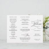 Modernes kalligrafisches Programm für zeitlose Sch (Stehend Vorderseite)