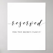 Modernes kalligraphisches Hochzeitssymbol Poster (Vorne)