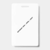 Modernes Karate Party Kindergeburtstag VIP Pass Ab Ausweis (Rückseite)