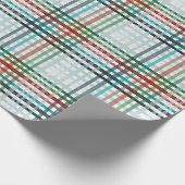 Modernes kariert geschenkpapier (Ecke)