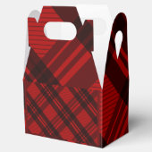 Modernes Kariert Geschenkschachtel (Geöffnet)