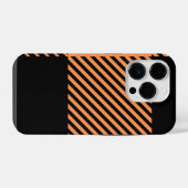 Modernes, Kariert gestreiftes iPhone 14 Pro Case iPhone Hülle (Rückseite (Horizontal))
