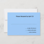 Modernes Kariert RSVP Karte (Vorderseite)