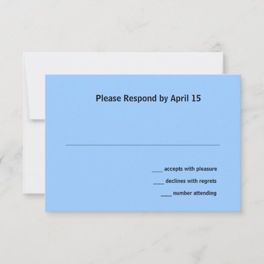 Modernes Kariert RSVP Karte (Vorderseite)