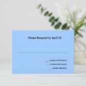 Modernes Kariert RSVP Karte (Stehend Vorderseite)
