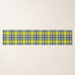Modernes Kariertes Blaues und Gelbes Tartan-Muster Schal<br><div class="desc">Helle Sommer Stil Tartan dunkelblau,  marineblau,  gelb und weiß Farben karierte Muster. Moderne Schönheit von karierten lustigen bunten Design. Phantastischer schottischer Druck für Urlaubsgeschenke oder tägliche Einkäufe.</div>