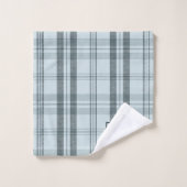 Modernes Kariertes Frost-Badehandtuch-Set Badhandtuch Set (Waschlappen)