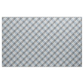 Modernes kariertes Muster hellblau und grau Stoff (Yard (91,4 cm))