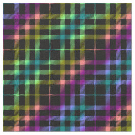 Modernes, Kariertes Unisex-Regenbogen-Muster Stoff