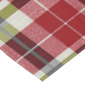 Modernes Kariertes Weihnachtsfest Tischdecke (Schrägansicht)