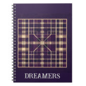 Modernes Karo-Notebook Notizblock (Vorderseite)