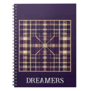 Modernes Karo-Notebook Notizblock