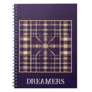 Modernes Karo-Notebook Notizblock