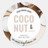 Modernes Karosserieblatt mit Foto Runder Aufkleber (Vorderseite)