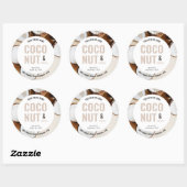 Modernes Karosserieblatt mit Foto Runder Aufkleber (Blatt)