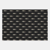 Modernes Karpfenfisch-sportive Musterverpackungspa Geschenkpapier Set (Vorderseite 3)