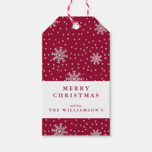 Modernes kastanienbraunes und silbernes geschenkanhänger