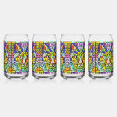 Modernes katzenfestes Glas - Niedliches Kitty Mosa (Hinten)