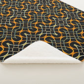 Modernes keltisches Muster aus Metall Sherpadecke (3/4)