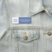 Modernes Kennzeichen für Unternehmen mit Logo Namensschild (Beispiel)