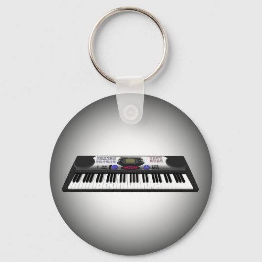 Modernes Keyboard-Synth: 3D-Modell: Schlüsselanhän Schlüsselanhänger (Vorderseite)